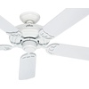 image:imageHunter Fan 52 inch Outdoor Ceiling Fan in White with Stainless Steel Hardware to Resist Rust 5 Blade Renewed