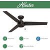 image:imageHunter Fan 52 inch Outdoor Industrial Ceiling fan 3Blade Renewed Premier Bronze