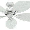 image:imageHunter Fan 54 inch Casual White Outdoor Ceiling Fan with 5 Blades Renewed