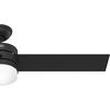 image:imageHunter Fan 54 inch Ceiling Fan with Lights and Remote Outdoor or Indoor Black Modern Ceiling Fan for Porch Living Room Office Kitchen Renewed