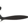 image:imageHunter Fan 56 inch Ceiling Fan with Light and Remote Outdoor or Indoor Matte Black Ceiling Fan for Porch Living Room Office Kitchen Garage 3 Blades Renewed