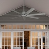image:imageHunter Fan 60 Inch Casual Matte Silver Finish Outdoor Ceiling Fan With 7 Blades Renewed