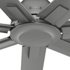 image:imageHunter Fan 60 Inch Casual Matte Silver Finish Outdoor Ceiling Fan With 7 Blades Renewed