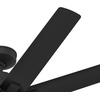 image:imageHunter Fan 60 inch Black Outdoor Ceiling Fan for Porch with LED Light and 10 Blades Farmhouse Ceiling Fan for Living Room Bedroom Kitchen Renewed