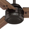 image:imageHunter Fan 60 inch Ceiling Fan with No Light Outdoor or Indoor Bronze Ceiling Fan with 3 Blades for Porch Living Room Office Kitchen Garage Renewed