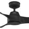 image:imageHunter Fan 60 inch Ceiling Fan with No Light Outdoor or Indoor White Black Ceiling Fan with 3 Blades for Porch Living Room Office Kitchen Garage RenewedBlack