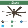 image:imageHunter Fan 60 inch Ceiling Fan with No Light Outdoor or Indoor White Ceiling Fan for Porch Living Room Office Kitchen Garage 7 Blades Renewed