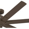 image:imageHunter Fan 60 inch Ceiling Fan with No Light Outdoor or Indoor White Ceiling Fan for Porch Living Room Office Kitchen Garage 7 Blades Renewed