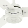 image:imageHunter Fan 60 inch Ceiling Fan with No Light Outdoor or Indoor White Ceiling Fan with 3 Blades for Porch Living Room Office Kitchen Garage Renewed