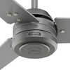 image:imageHunter Fan 60 inch Ceiling Fan with No Light Outdoor or Matte Silver Ceiling Fan for Porch Living Room Office Kitchen Garage 3 Blades Renewed