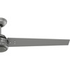 image:imageHunter Fan 60 inch Ceiling Fan with No Light Outdoor or Matte Silver Ceiling Fan for Porch Living Room Office Kitchen Garage 3 Blades Renewed