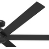 image:imageHunter Fan 72 Inch Black IndoorOutdoor Ceiling fan with Remote for Porch Living Room Office Kitchen Renewed