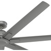 image:imageHunter Fan 72 Inch Casual Matte Silver Finish Outdoor Ceiling Fan With 7 Blades Renewed