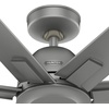 image:imageHunter Fan 72 Inch Casual Matte Silver Finish Outdoor Ceiling Fan With 7 Blades Renewed