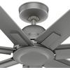 image:imageHunter Fan 72 Inch Casual Matte Silver Finish Outdoor Ceiling Fan With 7 Blades Renewed