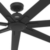 image:imageHunter Fan 72 inch Ceiling Fan with No Light Outdoor or Indoor Black Ceiling Fan for Porch Living Room Office Kitchen Garage 7 Blades Renewed