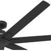 image:imageHunter Fan 72 inch Ceiling Fan with No Light Outdoor or Indoor Black Ceiling Fan for Porch Living Room Office Kitchen Garage 7 Blades Renewed