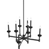 image:imageHunter Fan Company 19054 Briargrove Chandelier Matte Black