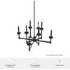 image:imageHunter Fan Company 19054 Briargrove Chandelier Matte Black