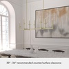 image:imageHunter Fan Company 19055 Briargrove Chandelier Modern BrassModern Brass
