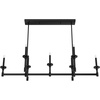 image:imageHunter Fan Company 19056 Briargrove Linear Chandelier Matte Black