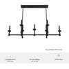 image:imageHunter Fan Company 19056 Briargrove Linear Chandelier Matte Black