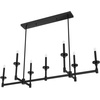 image:imageHunter Fan Company 19056 Briargrove Linear Chandelier Matte Black