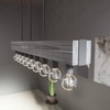 image:imageHunter Fan Company 19060 Donelson Linear Chandelier Rustic IronNatural Iron