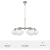 image:imageHunter Fan Company 19062 Saddle Creek Chandelier Brushed Nickel