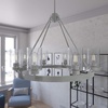 image:imageHunter Fan Company 19135 Hartland Chandelier 8 Light Brushed Nickel