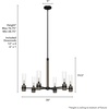 image:imageHunter Fan Company 19476 River Mill Chandelier Rustic Iron