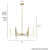 image:imageHunter Fan Company 19519 Sunjai Chandelier Alturas GoldAlturas Gold