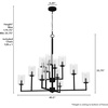 image:imageHunter Fan Company 19530 Kerrison Chandelier Natural Black Iron