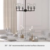 image:imageHunter Fan Company 19534 Kerrison Chandelier Large Natural Black IronNatural Black Iron