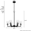 image:imageHunter Fan Company 19534 Kerrison Chandelier Large Natural Black IronNatural Black Iron