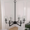 image:imageHunter Fan Company 19534 Kerrison Chandelier Large Natural Black IronNatural Black Iron