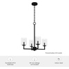 image:imageHunter Fan Company 19536 Kerrison Chandelier Natural Black Iron