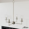 image:imageHunter Fan Company 19537 Kerrison Chandelier Brushed Nickel