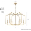 image:imageHunter Fan Company 19570 Zoanne Chandelier Alturas Gold