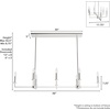 image:imageHunter Fan Company 19631 Bearden Chandelier Large Brushed Nickel