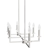 image:imageHunter Fan Company 19631 Bearden Chandelier Large Brushed Nickel