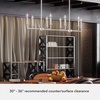 image:imageHunter Fan Company 19631 Bearden Chandelier Large Brushed Nickel