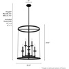 image:imageHunter Fan Company 19698 Briargrove Chandelier Matte Black