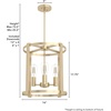 image:imageHunter Fan Company 19959 Astwood Chandelier 16X16X18 Alturas GoldAlturas Gold
