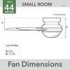 image:imageHunter Fan Company 51334 Gilmour Ceiling Fan 44 Matte WhiteMatte White Finish