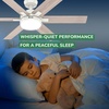 image:imageHunter Fan Company 51880 Georgetown Ceiling Fan Fresh White 52Fresh White