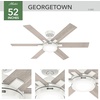 image:imageHunter Fan Company 51880 Georgetown Ceiling Fan Fresh White 52Fresh White