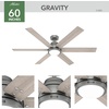 image:imageHunter Fan Company 51883 Gravity Ceiling Fan Matte Silver