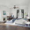 image:imageHunter Fan Company 52534 52 inch Crestfield HunterExpress Easy Install Matte Silver Ceiling Fan with LED Light Kit and Pull Chain  with LED Lights and Pull Chain Standard Mount For Bedroom Living Room Kitchen 35 inch Downrod 52534Matte Silver