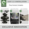 image:imageHunter Fan Company 52534 52 inch Crestfield HunterExpress Easy Install Matte Silver Ceiling Fan with LED Light Kit and Pull Chain  with LED Lights and Pull Chain Standard Mount For Bedroom Living Room Kitchen 35 inch Downrod 52534Noble Bronze